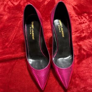 Saint Laurent Fuchsia Heels